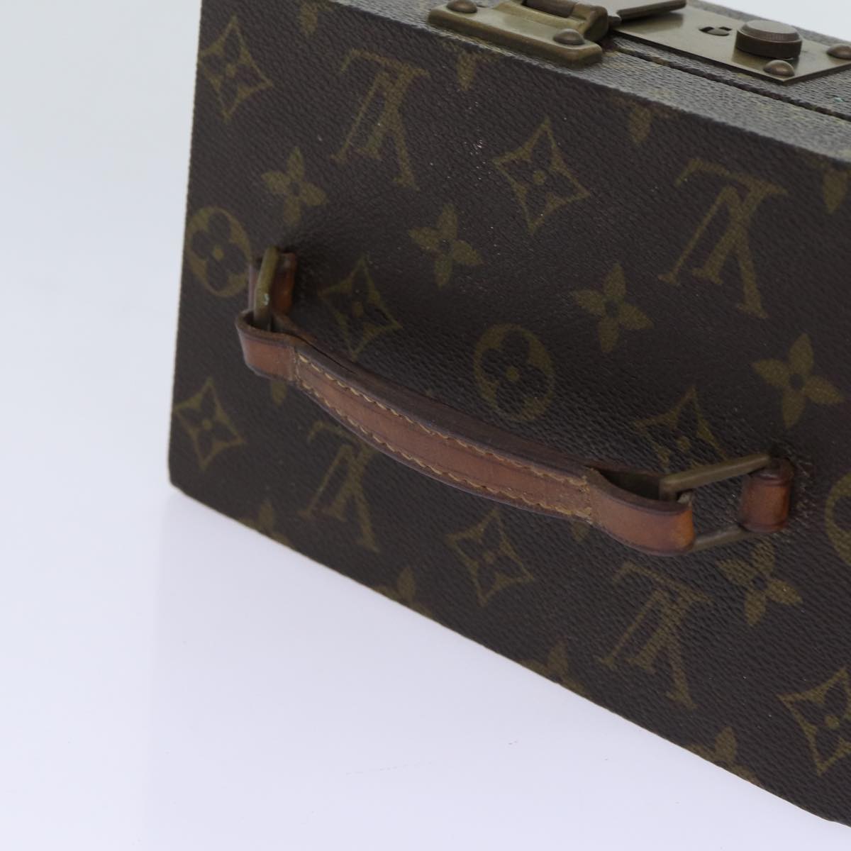 LOUIS VUITTON Monogram Boite A Tour Jewelry Box M47236 LV Auth ar11657B