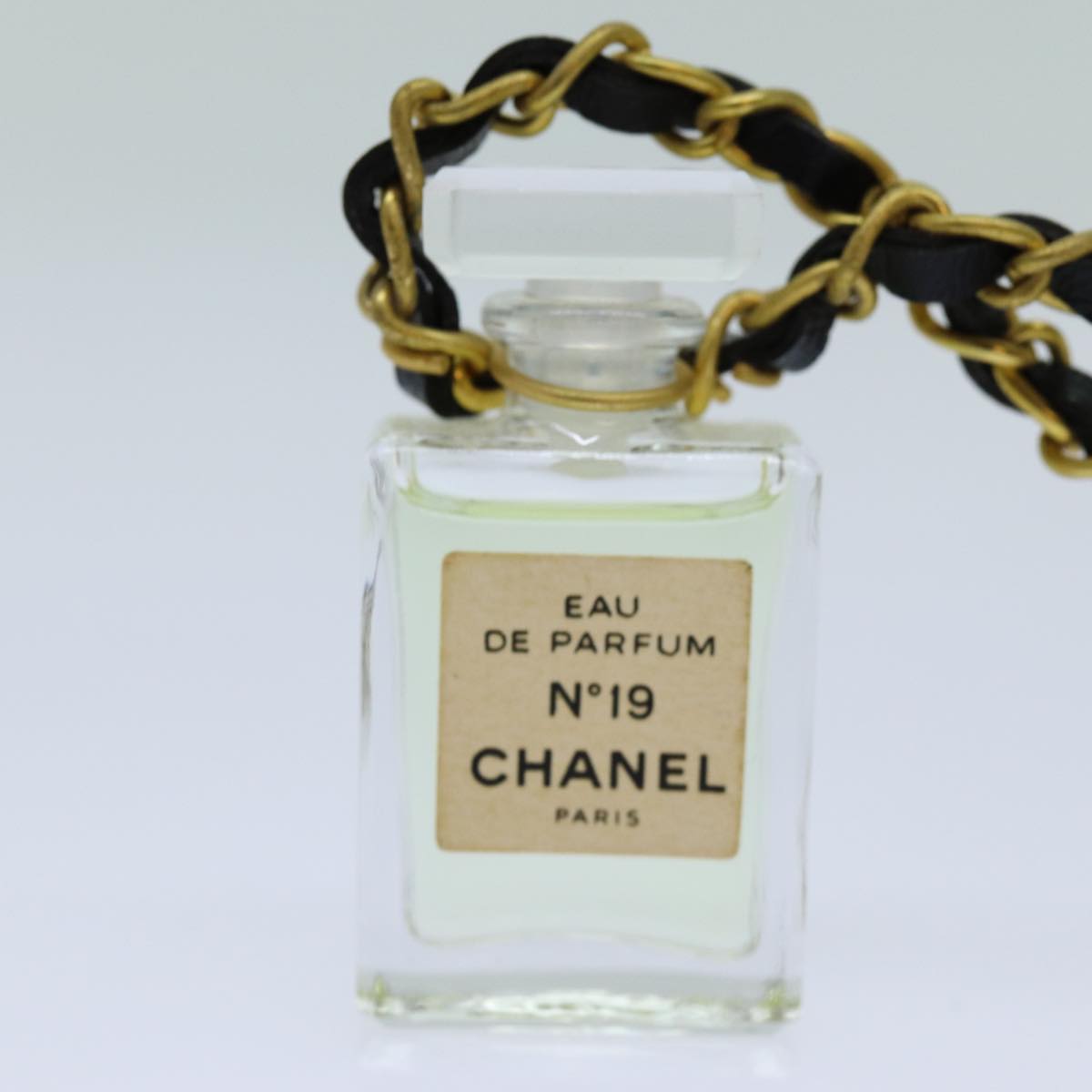 CHANEL Perfume Necklace Gold CC Auth ar11667B - 0