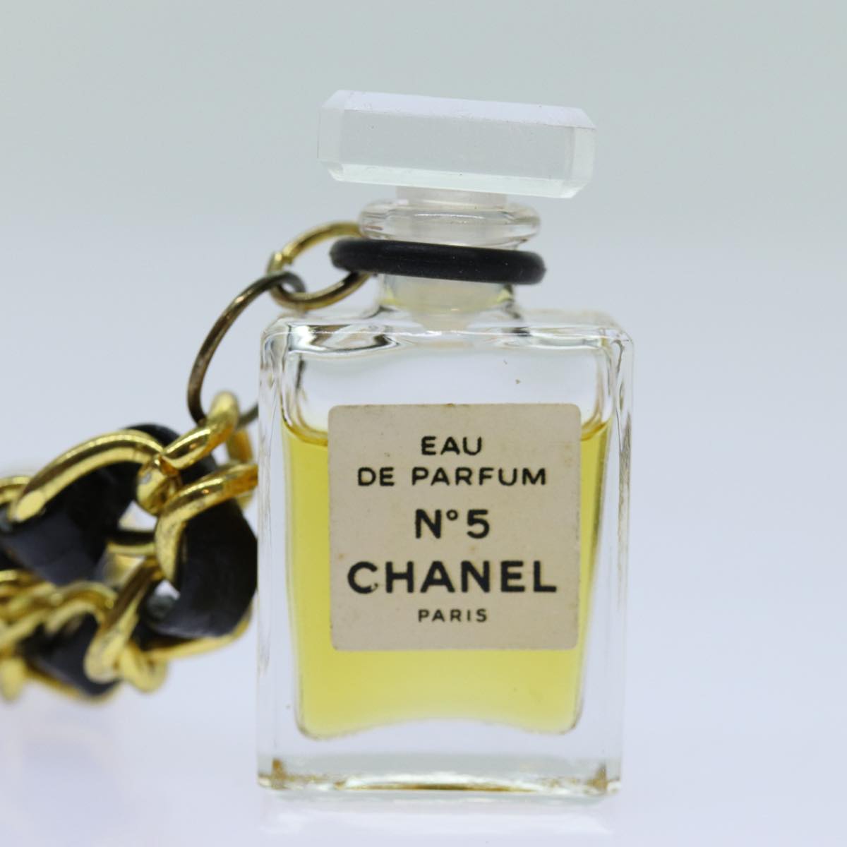 CHANEL Perfume Necklace Gold CC Auth ar11668B - 0