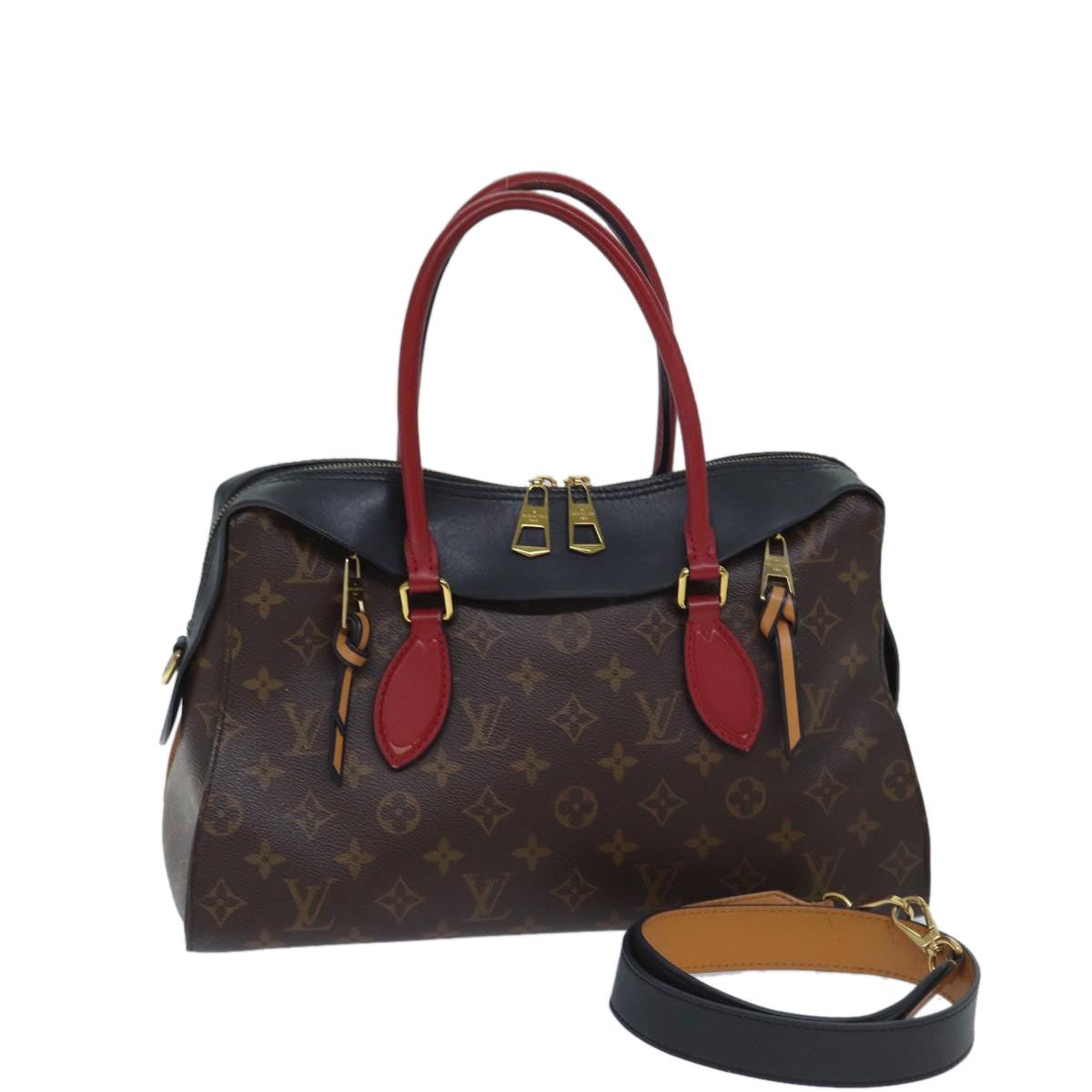 LOUIS VUITTON Monogram Tuile Reevess Shoulder Bag 2way M43441 LV Auth ar11672B