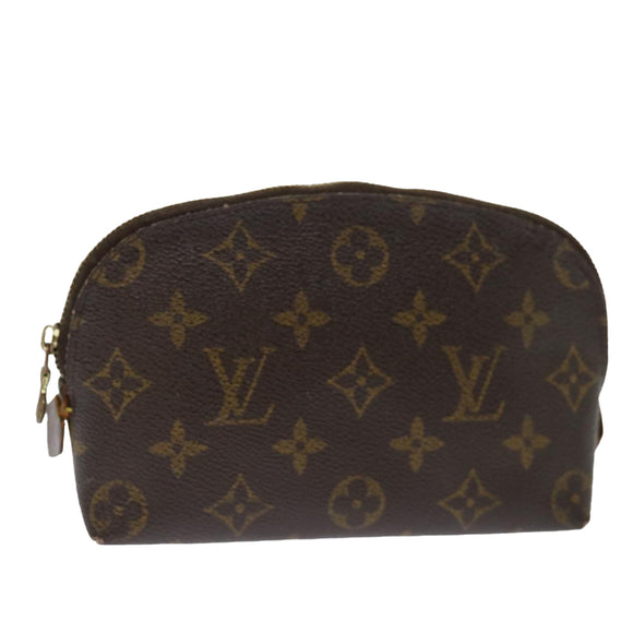 LOUIS VUITTON Monogram Pochette Cosmetic PM Cosmetic Pouch M47515 Auth ar11673