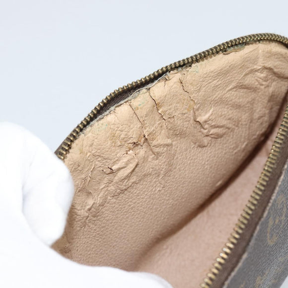 LOUIS VUITTON Monogram Pochette Cosmetic PM Cosmetische Etui M47515 Auth ar11673