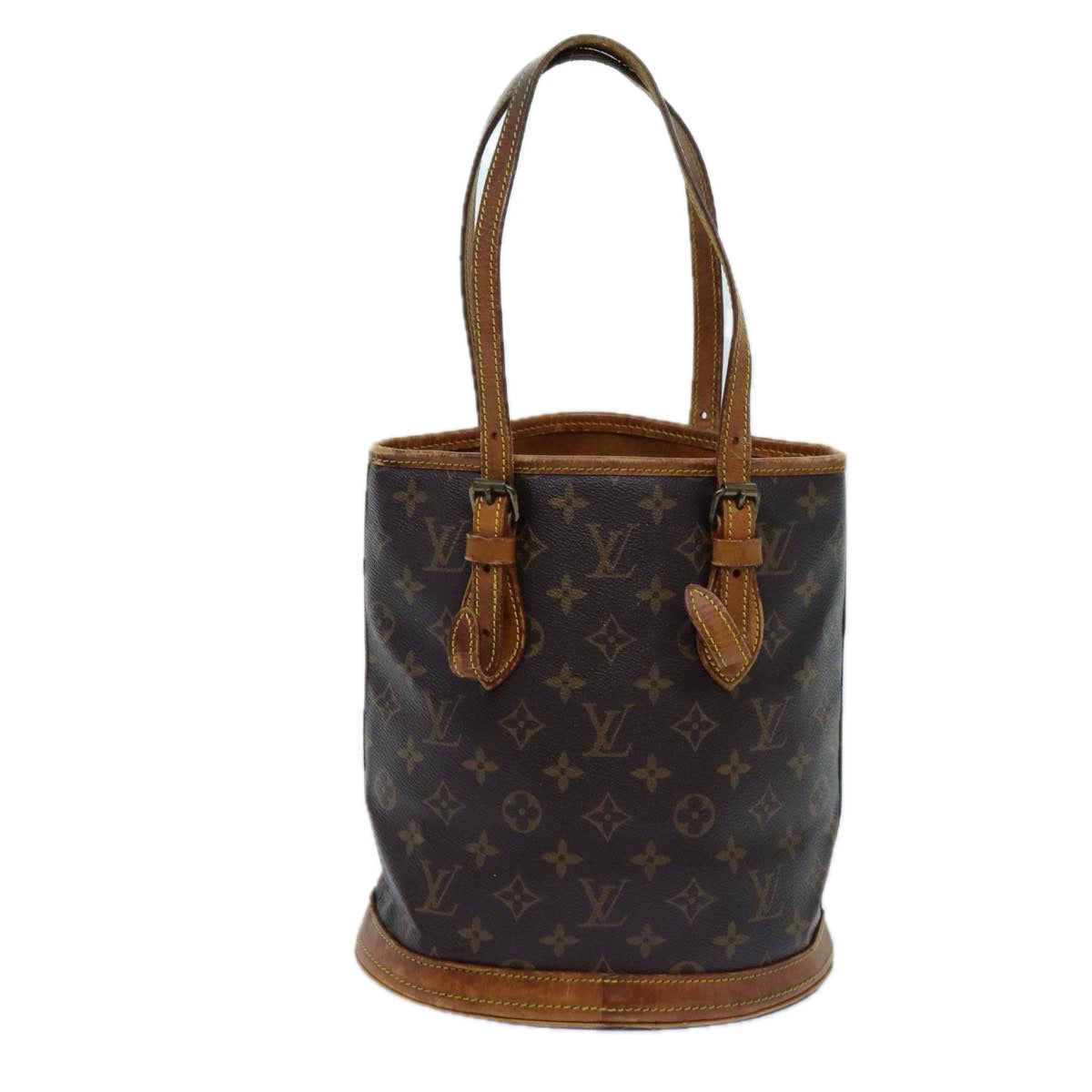 LOUIS VUITTON Monogram Bucket PM Shoulder Bag Vintage M42238 LV Auth ar11675 - 0