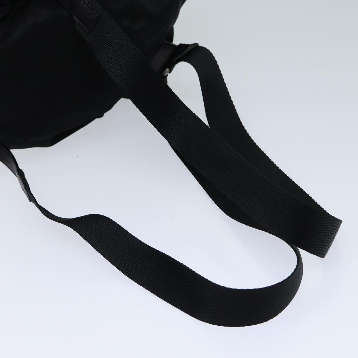 PRADA Backpack Nylon Black Auth ar11676