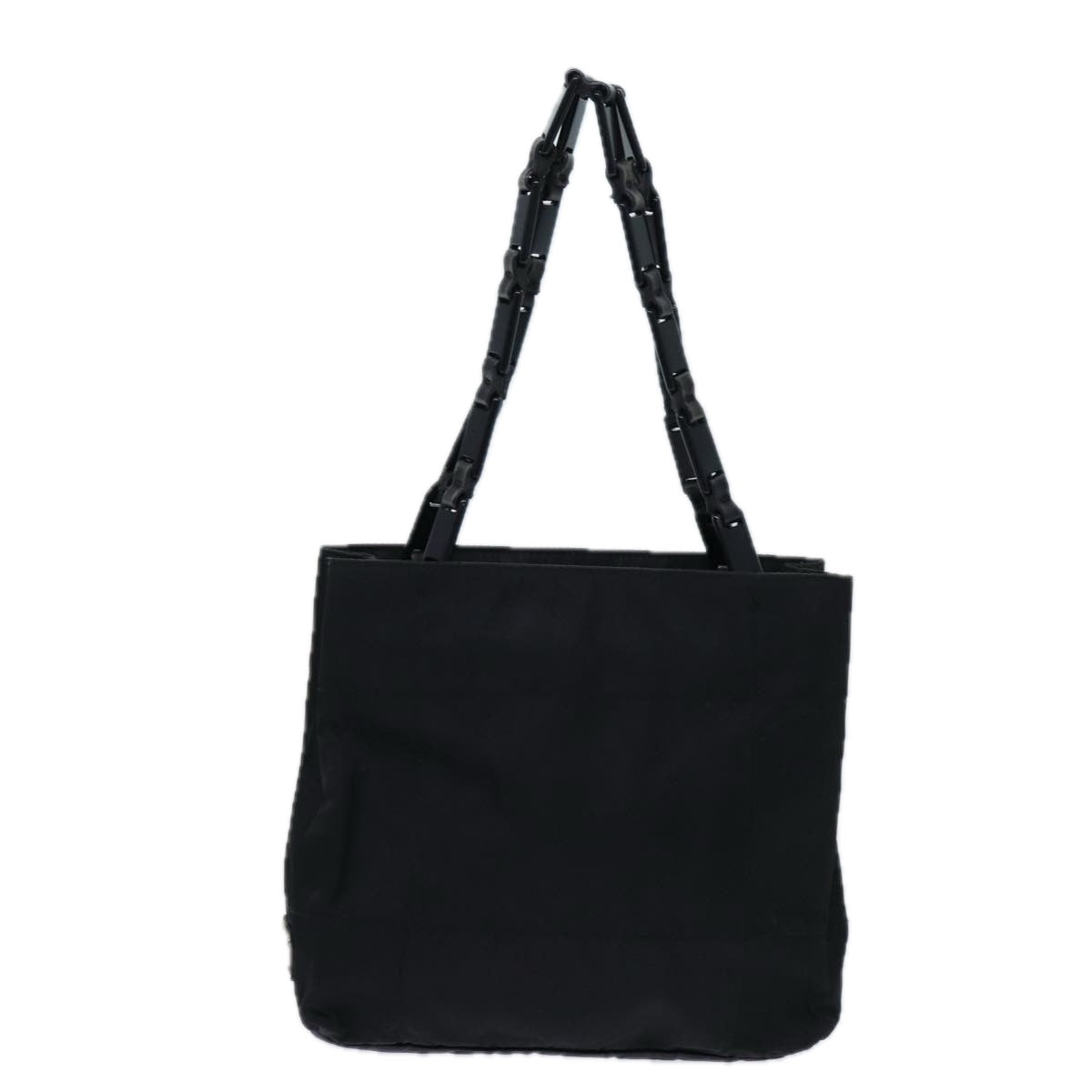PRADA Hand Bag Nylon Black Auth ar11699