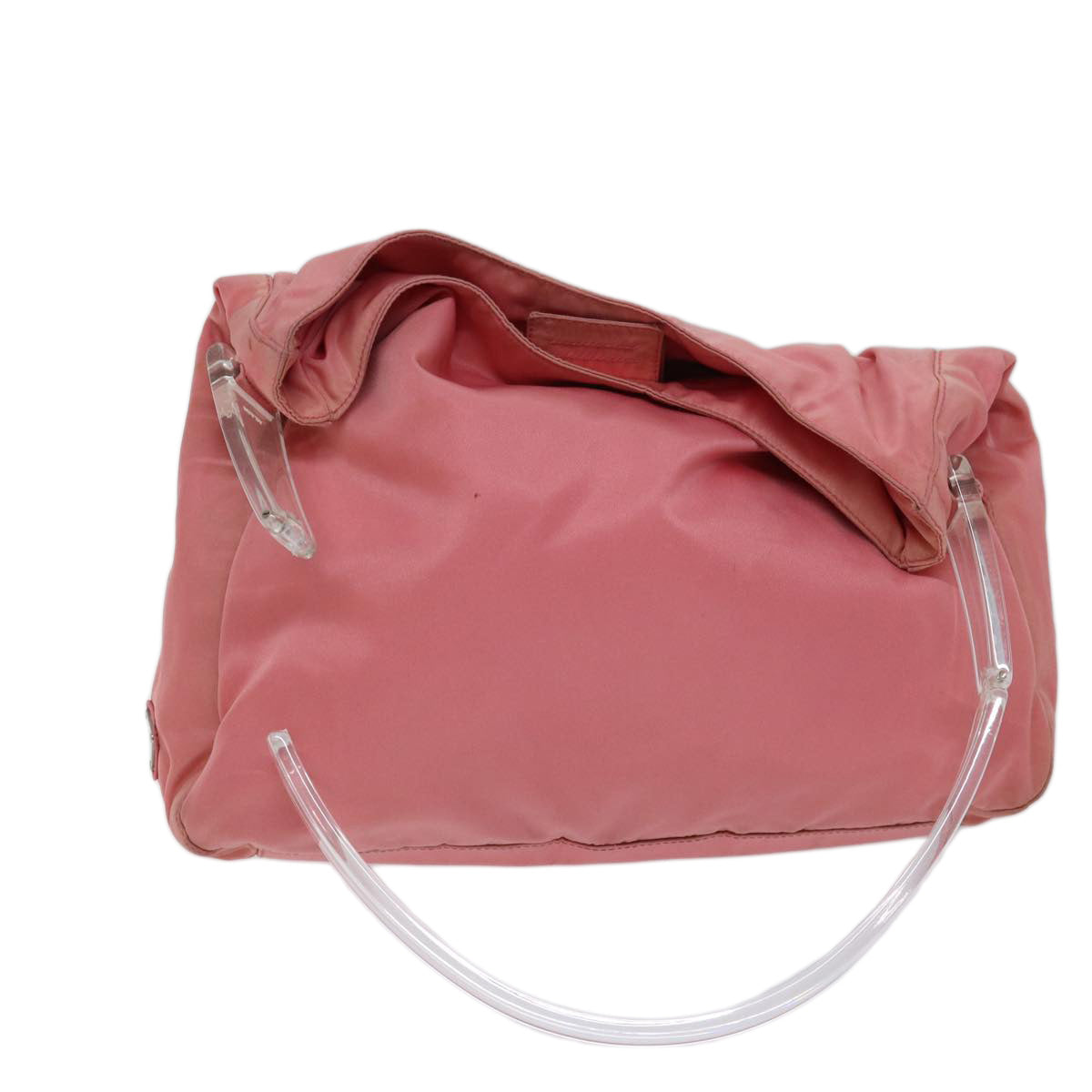 PRADA Shoulder Bag Nylon Pink Auth ar11700