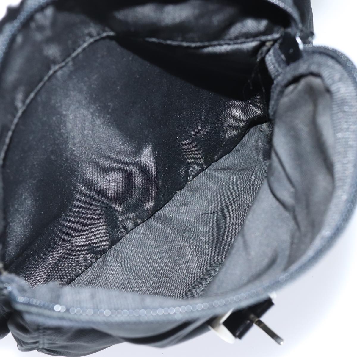 PRADA Shoulder Bag Nylon Black Auth ar11702
