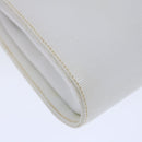 Chloe Chain Shoulder Bag Leather Vintage White Auth ar11719-16