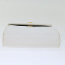 Chloe Chain Shoulder Bag Leather Vintage White Auth ar11719-5