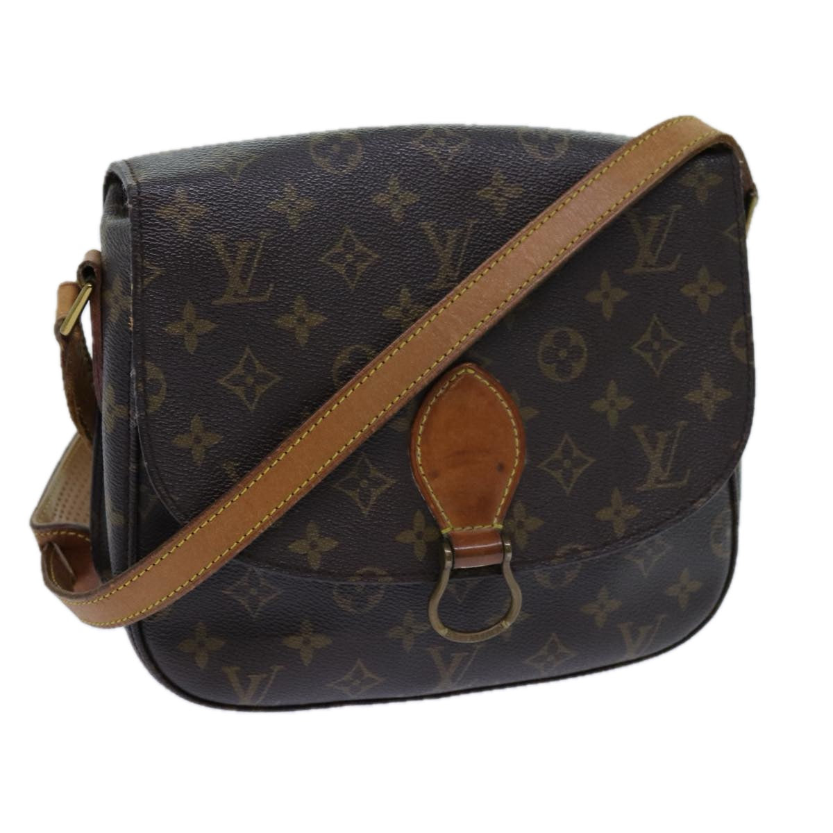 LOUIS VUITTON Monogram Saint Cloud GM Shoulder Bag M51242 LV Auth ar11729