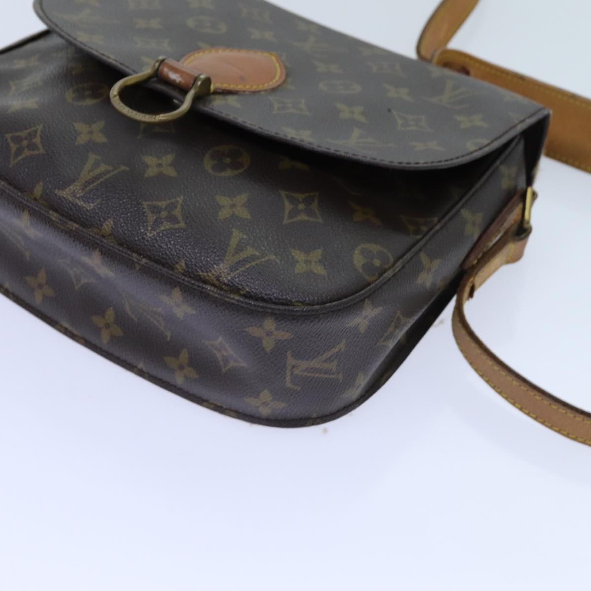 LOUIS VUITTON Monogram Saint Cloud GM Shoulder Bag M51242 LV Auth ar11729