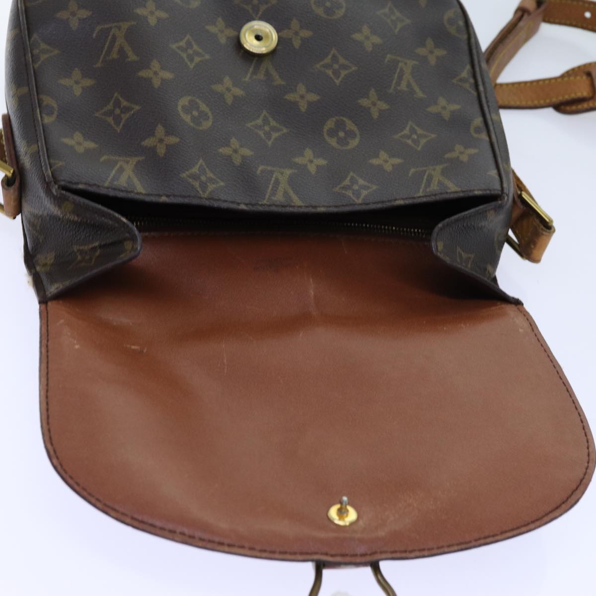 LOUIS VUITTON Monogram Saint Cloud GM Shoulder Bag M51242 LV Auth ar11729