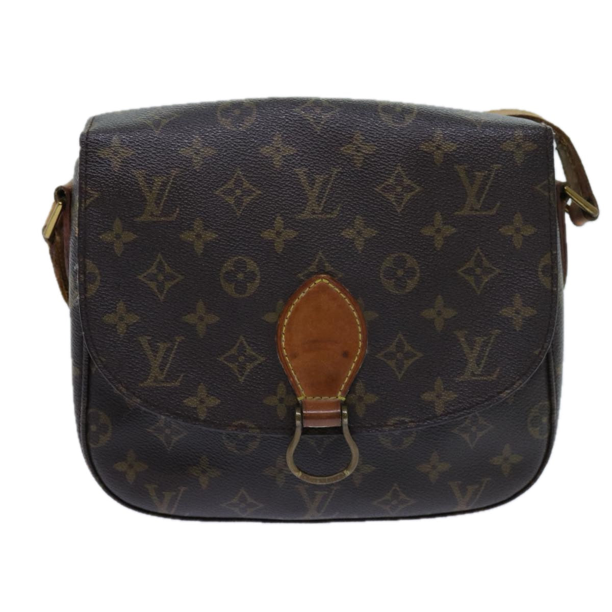 LOUIS VUITTON Monogram Saint Cloud GM Shoulder Bag M51242 LV Auth ar11729