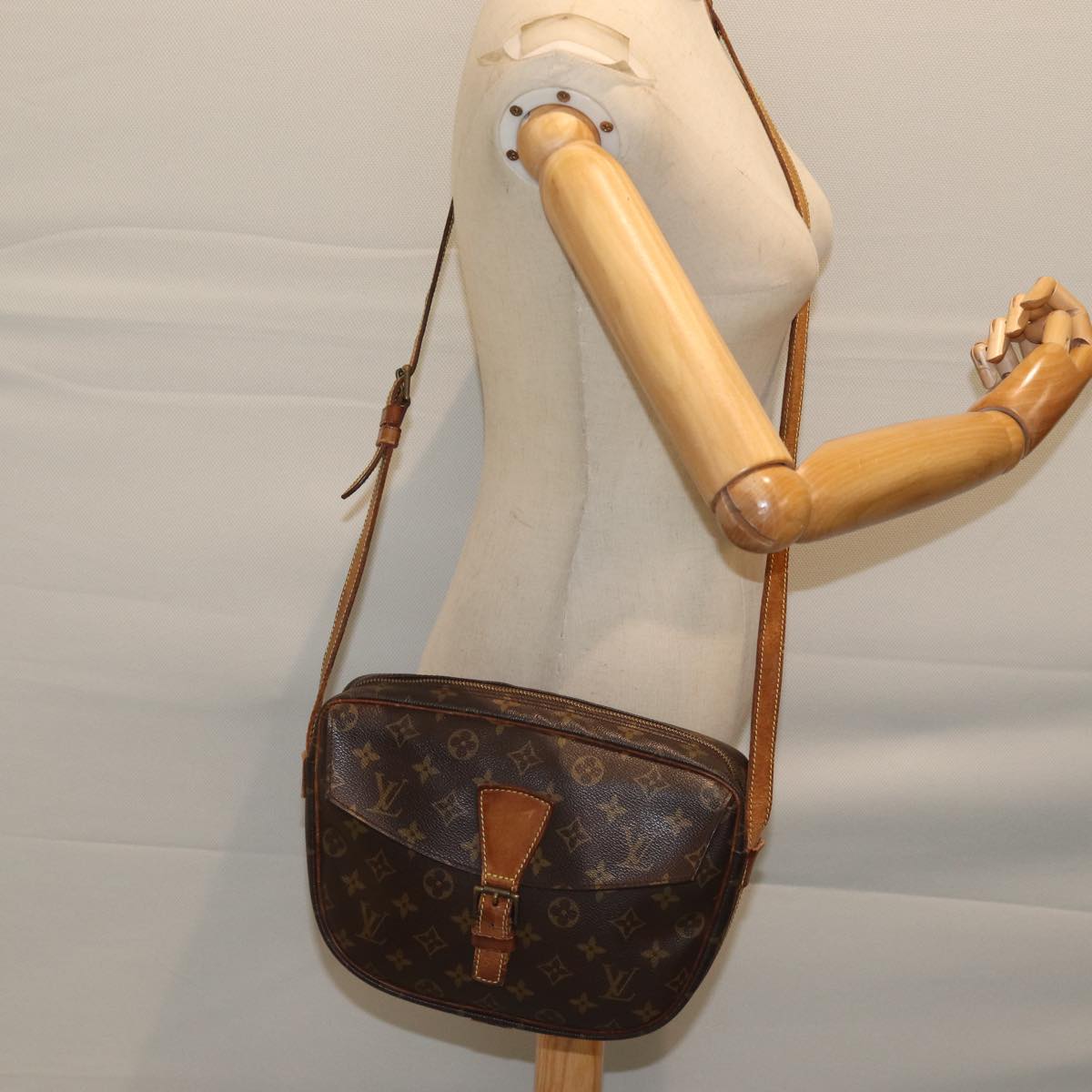 LOUIS VUITTON Monogram Jeune Fille GM Shoulder Bag M51225 LV Auth ar11737