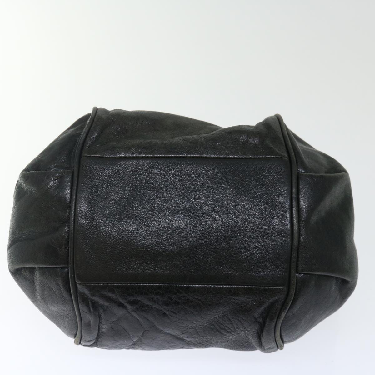 Chloe Etel Hand Bag Leather 2way Black Auth ar11745