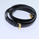 BVLGARI Hand Bag Leather 2way Black Auth ar11750-23