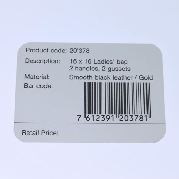 BVLGARI Hand Bag Leather 2way Black Auth ar11750