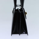 BVLGARI Hand Bag Leather 2way Black Auth ar11750-4
