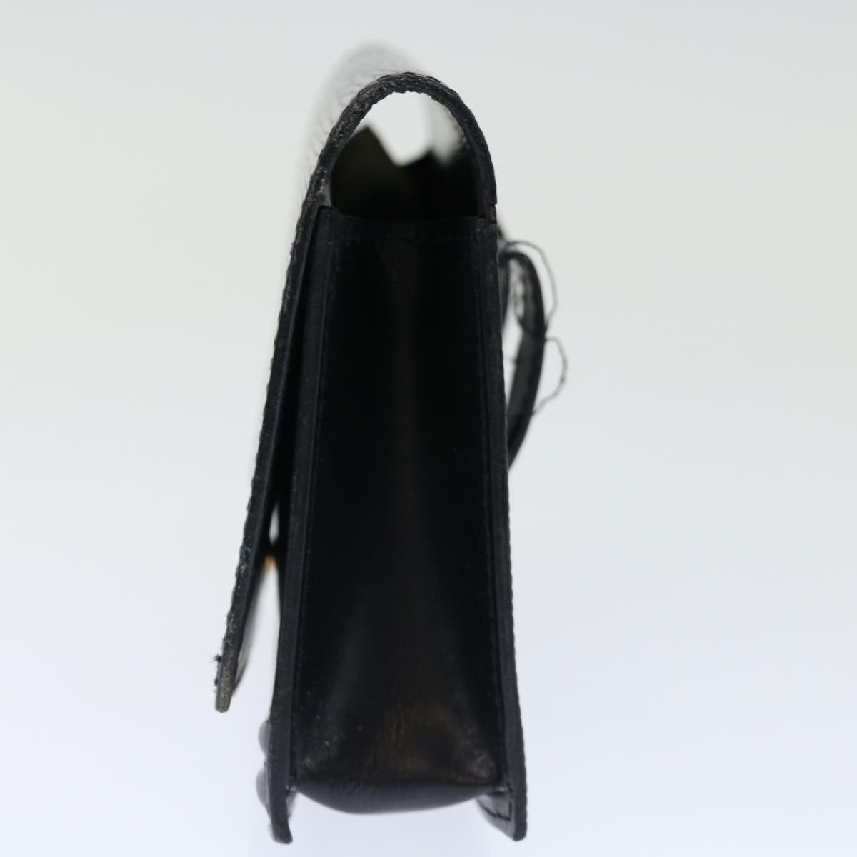 LOUIS VUITTON Epi Tilsitt Waist bag Black M52602 LV Auth ar11751