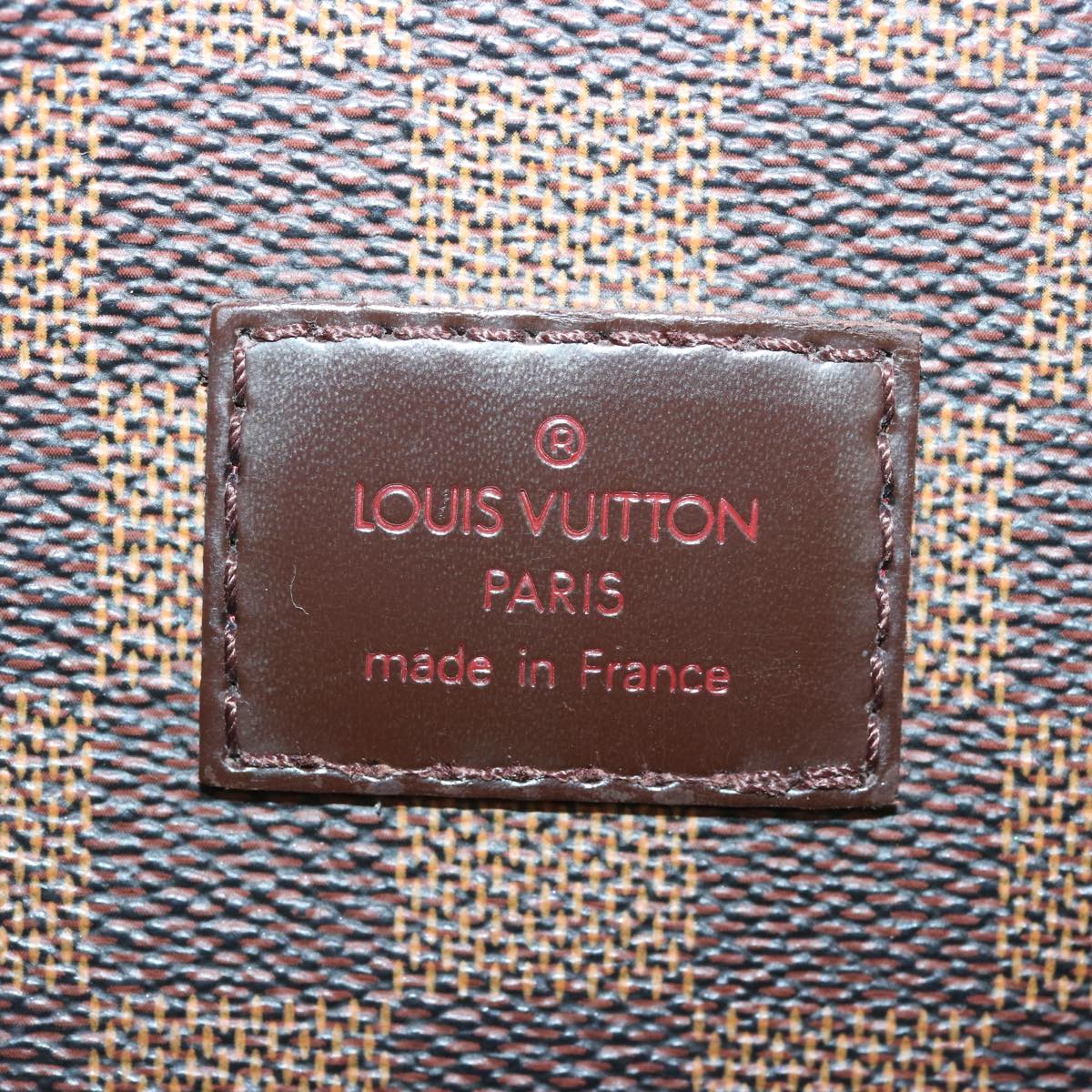 LOUIS VUITTON Damier Ebene Saumur 30 Shoulder Bag N48081 LV Auth ar11752