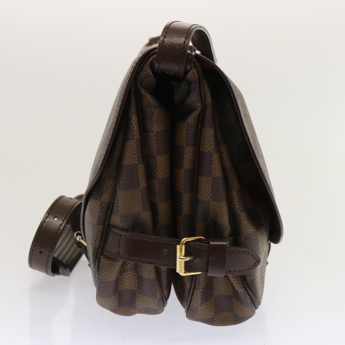 LOUIS VUITTON Damier Ebene Saumur 30 Shoulder Bag N48081 LV Auth ar11752