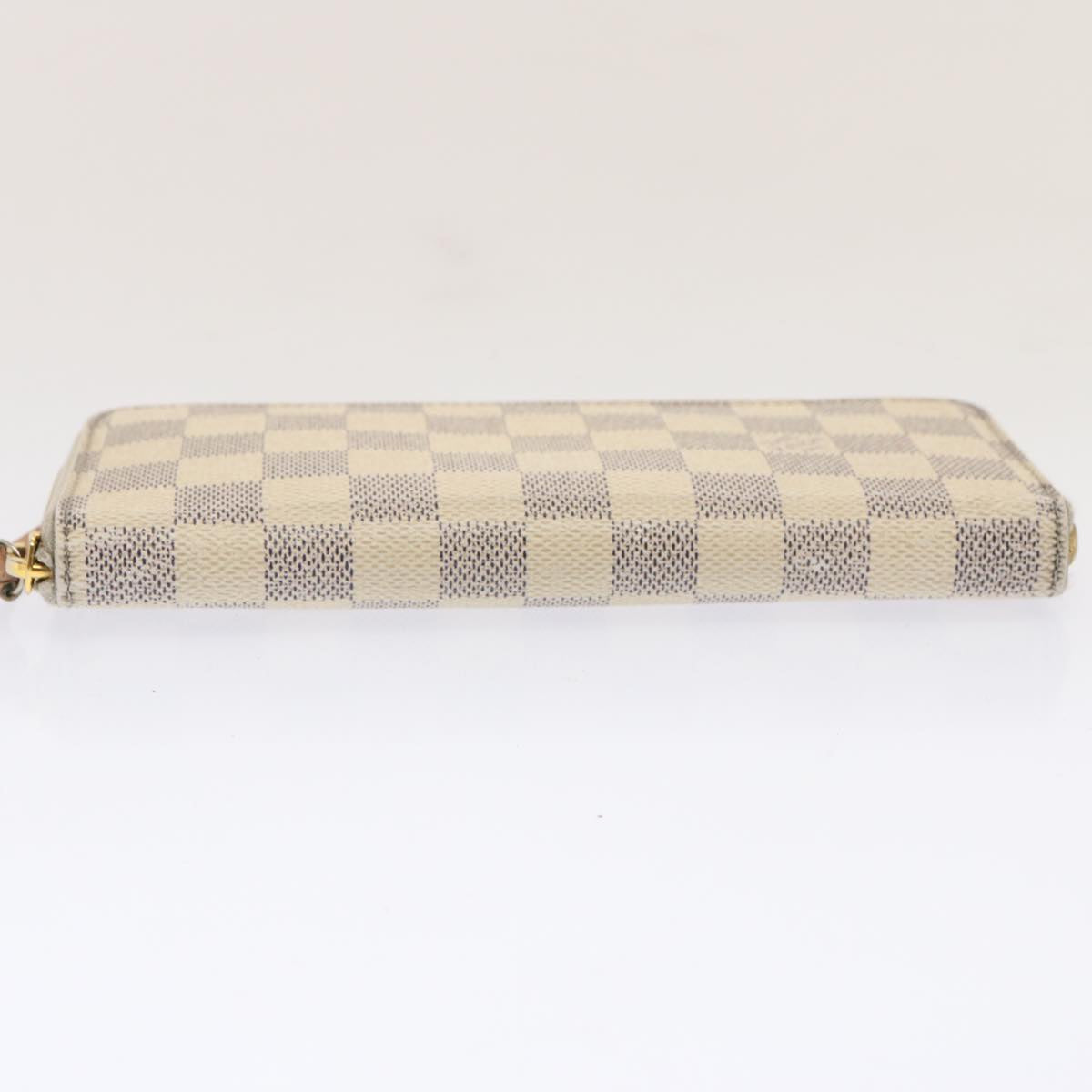 LOUIS VUITTON Damier Azur Portefeuille Clemence Long Wallet N61264 Auth ar11756