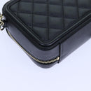 CHANEL Chain CC Figly Mini Shoulder Bag Calf Skin Black A84452 CC Auth ar11762SAV-18