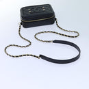 CHANEL Chain CC Figly Mini Shoulder Bag Calf Skin Black A84452 CC Auth ar11762SAV-7