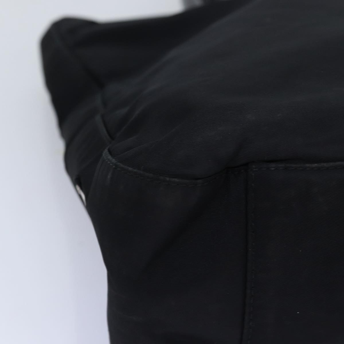 PRADA Hand Bag Nylon Black Auth ar11765B