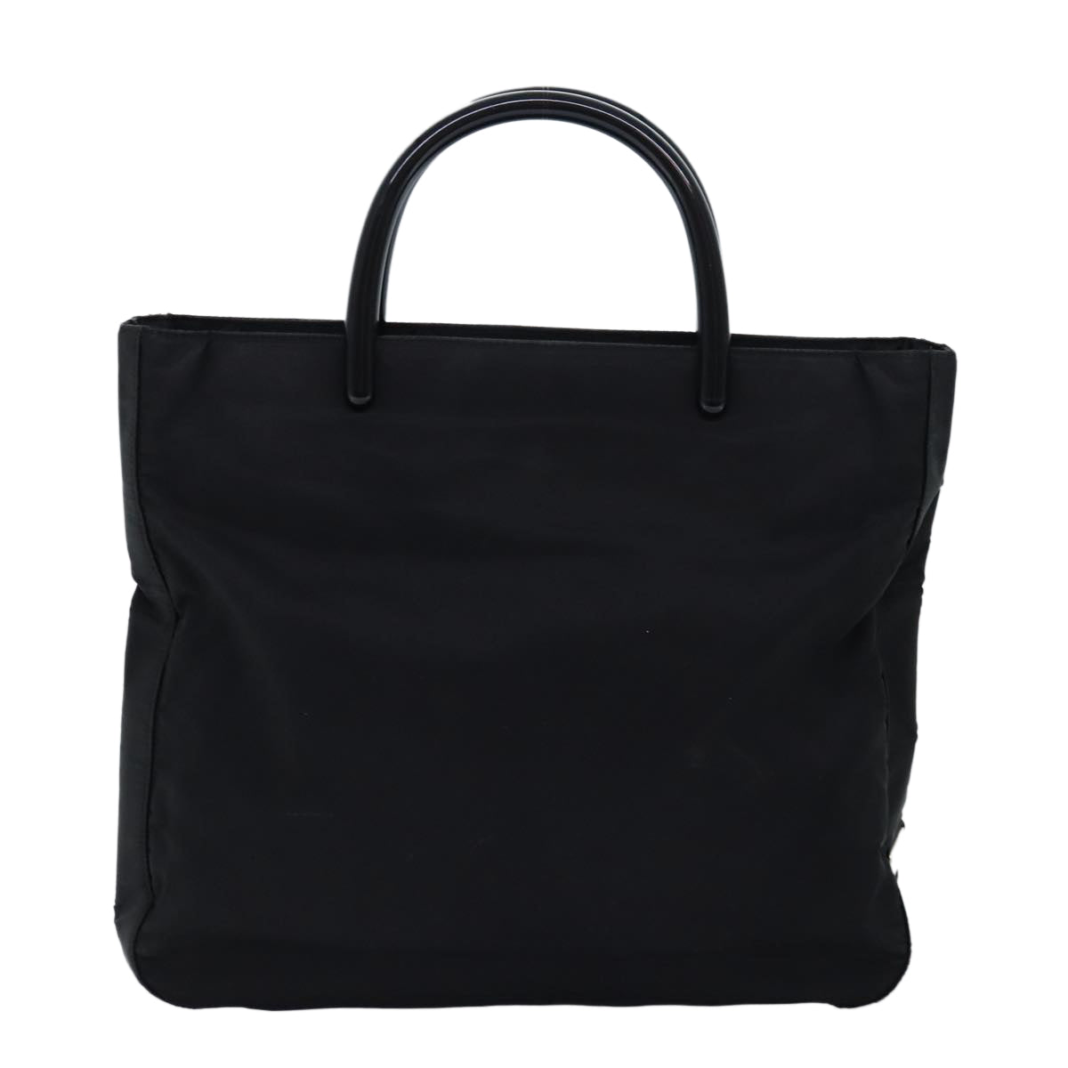 PRADA Hand Bag Nylon Black Auth ar11765B