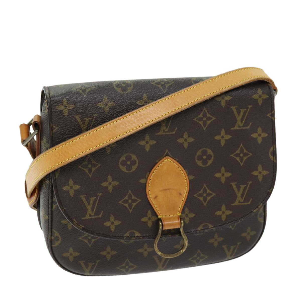 LOUIS VUITTON Monogram Saint Cloud GM Shoulder Bag M51242 LV Auth ar11766B