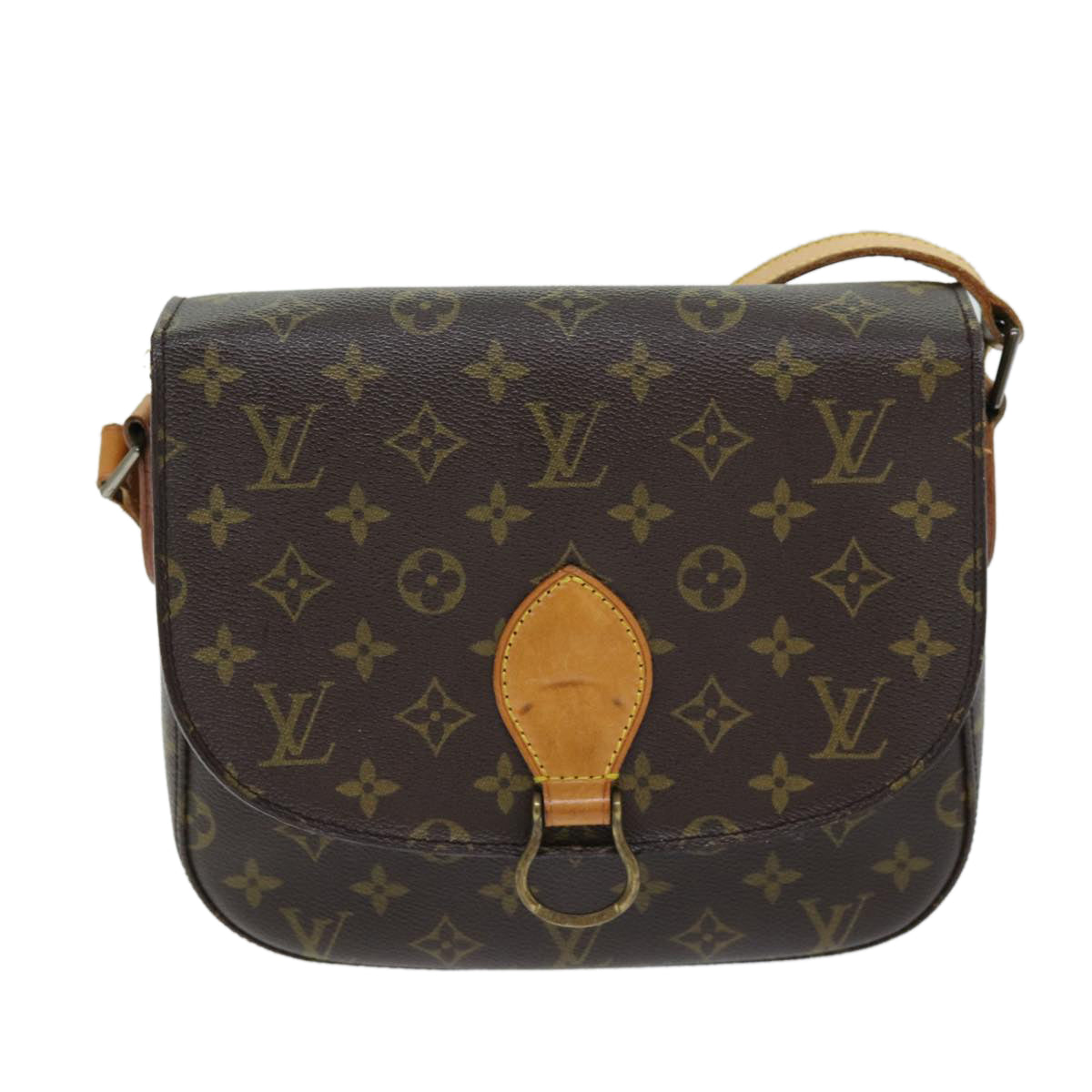 LOUIS VUITTON Monogram Saint Cloud GM Shoulder Bag M51242 LV Auth ar11766B