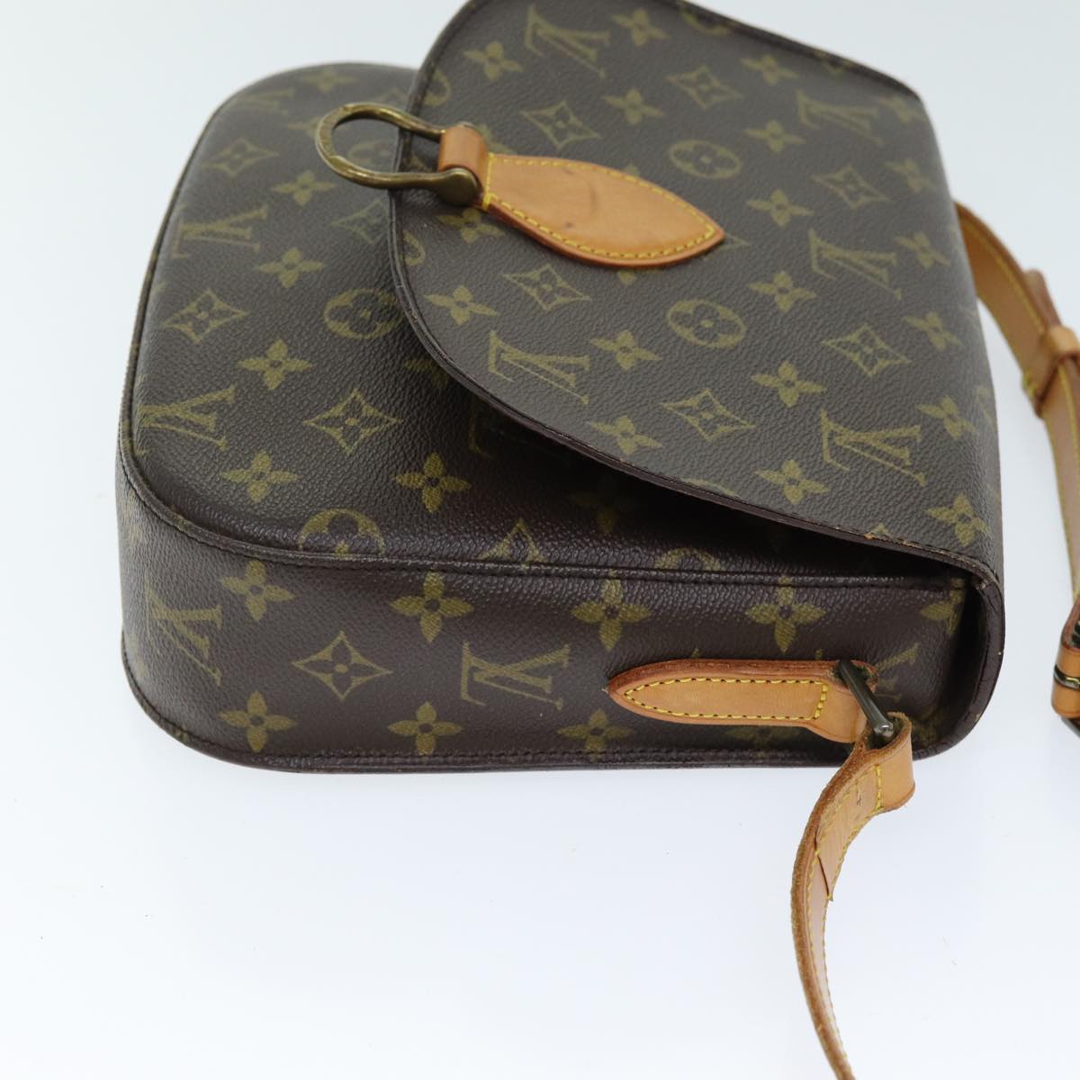 LOUIS VUITTON Monogram Saint Cloud GM Shoulder Bag M51242 LV Auth ar11766B