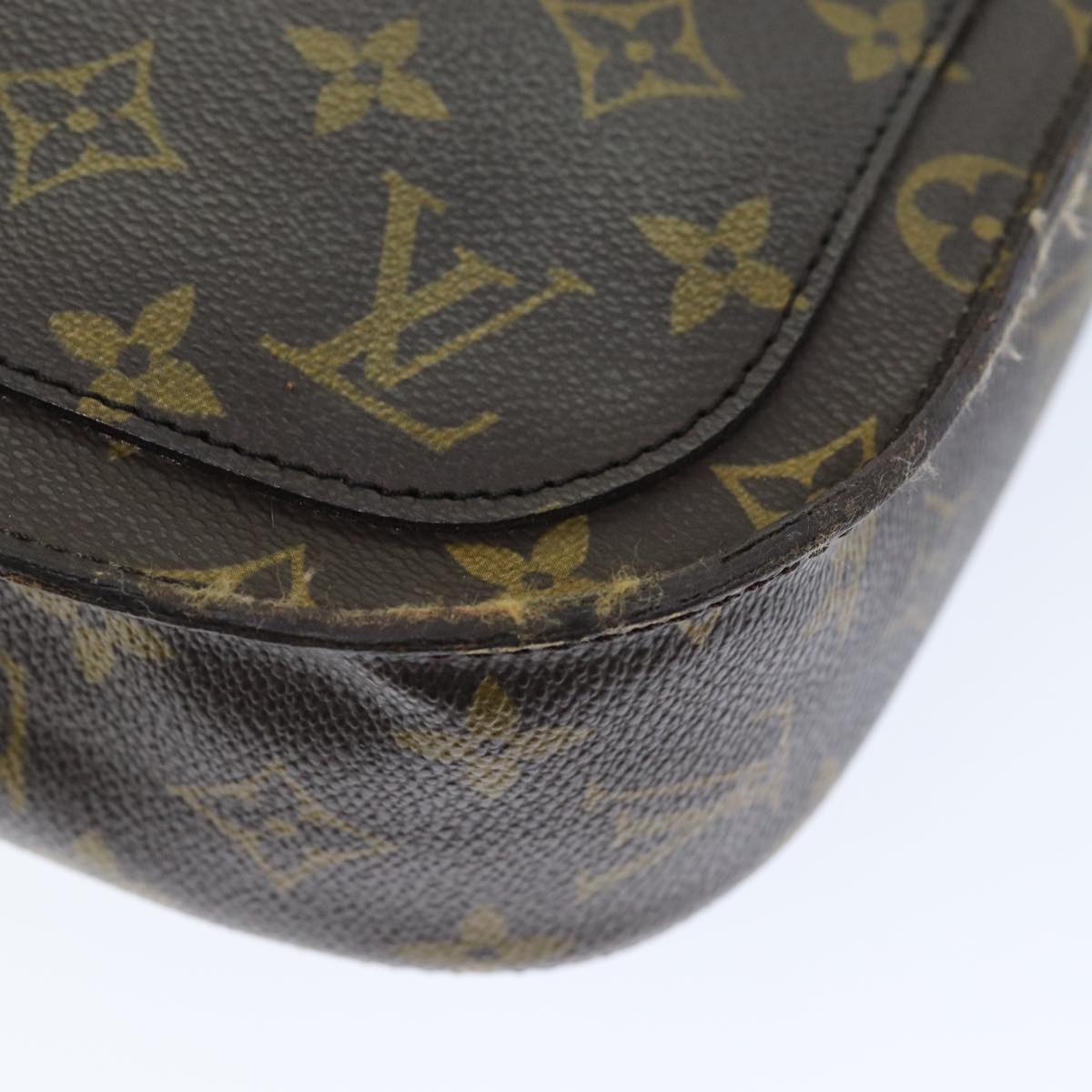 LOUIS VUITTON Monogram Saint Cloud GM Shoulder Bag M51242 LV Auth ar11775B