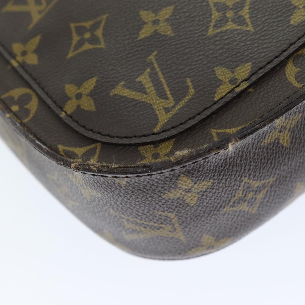 LOUIS VUITTON Monogram Saint Cloud GM Shoulder Bag M51242 LV Auth ar11775B