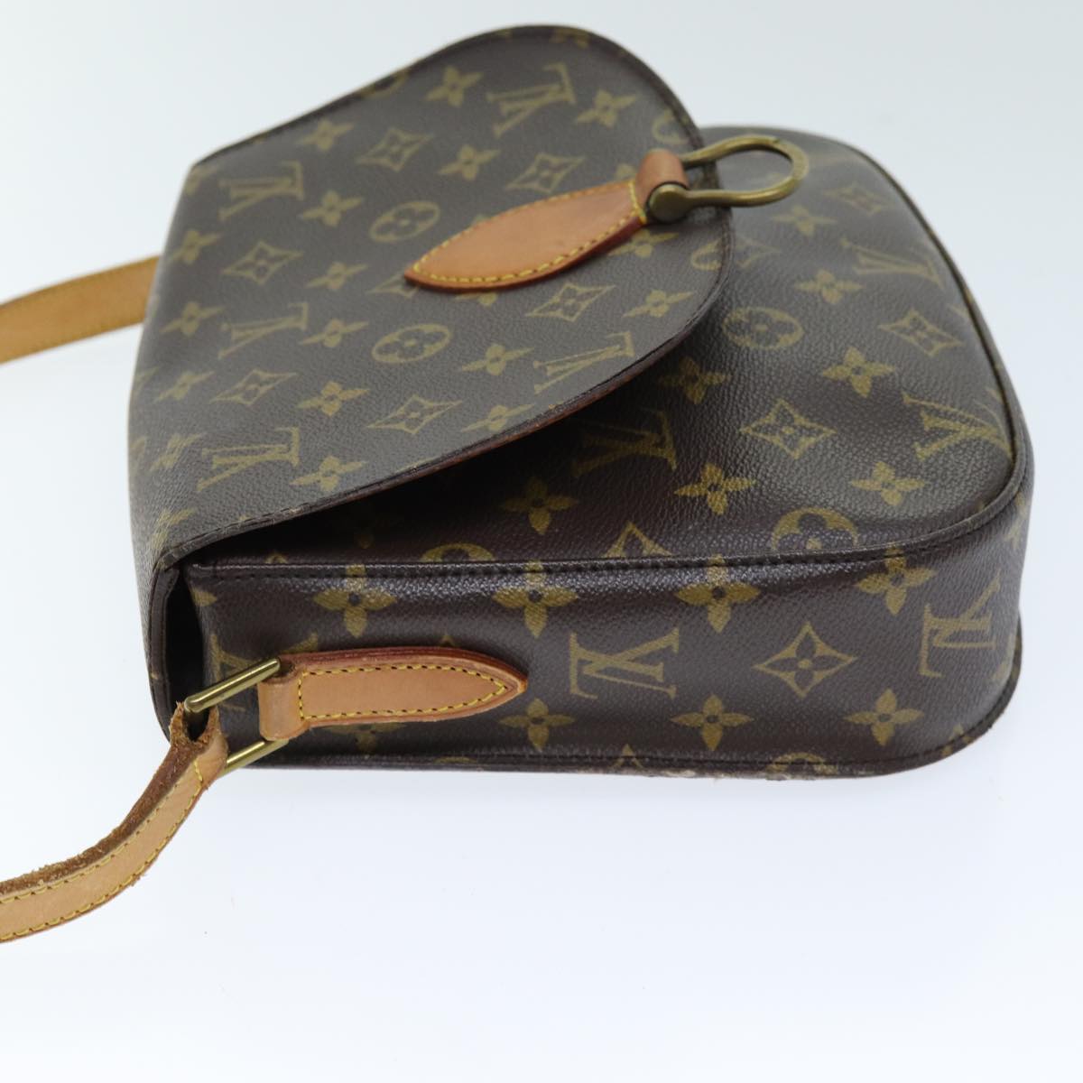 LOUIS VUITTON Monogram Saint Cloud GM Shoulder Bag M51242 LV Auth ar11775B