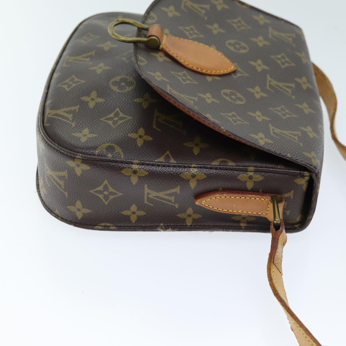 LOUIS VUITTON Monogram Saint Cloud GM Shoulder Bag M51242 LV Auth ar11775B