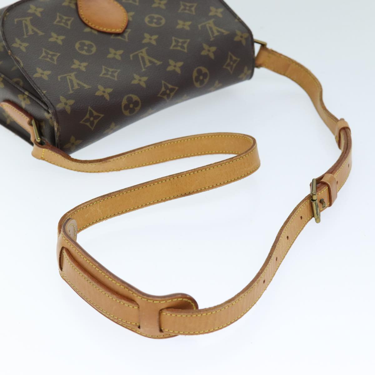 LOUIS VUITTON Monogram Saint Cloud GM Shoulder Bag M51242 LV Auth ar11775B