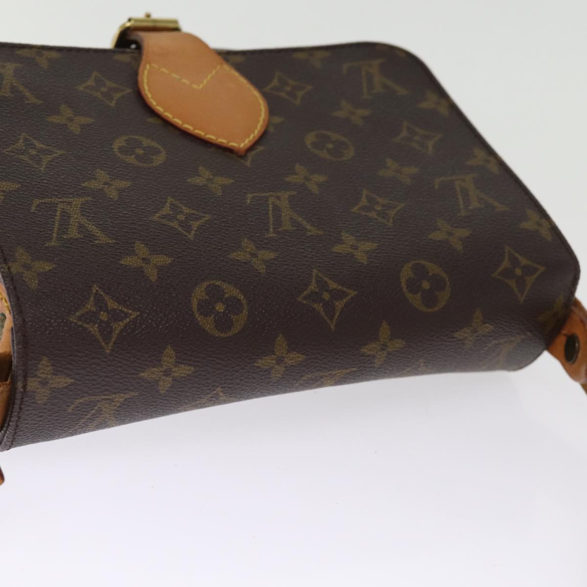 LOUIS VUITTON Monogram Cartouchiere MM Shoulder Bag M51253 LV Auth ar11779B