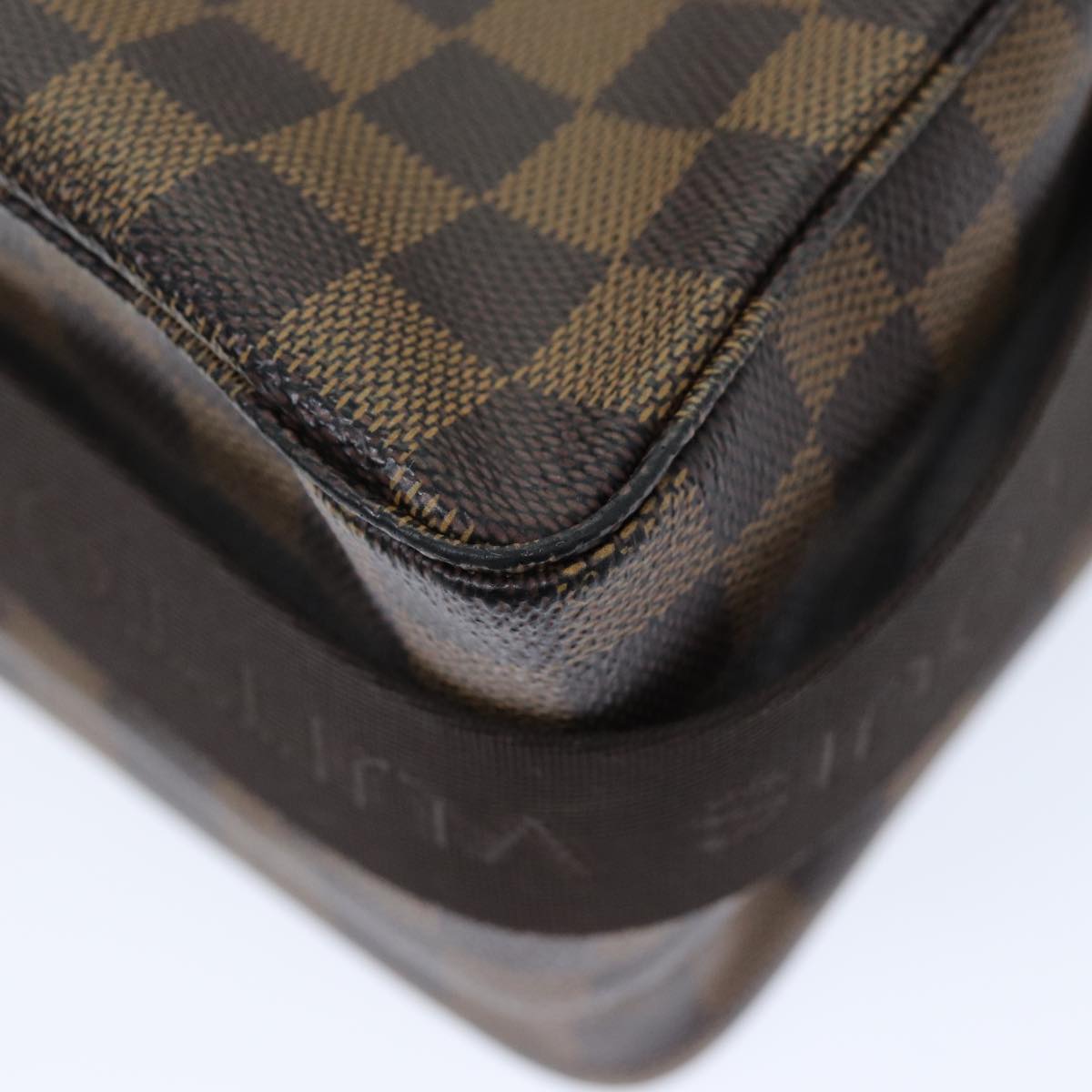 LOUIS VUITTON Damier Ebene Broadway Shoulder Bag N42270 LV Auth ar11780B