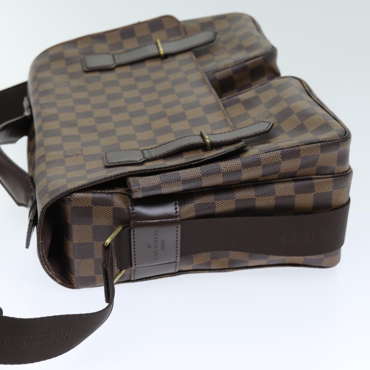 LOUIS VUITTON Damier Ebene Broadway Shoulder Bag N42270 LV Auth ar11780B