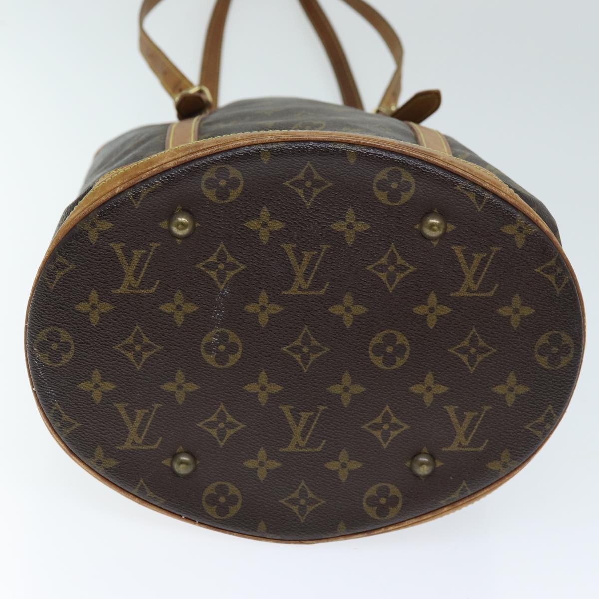 LOUIS VUITTON Monogram Bucket GM Shoulder Bag M42236 LV Auth ar11781B