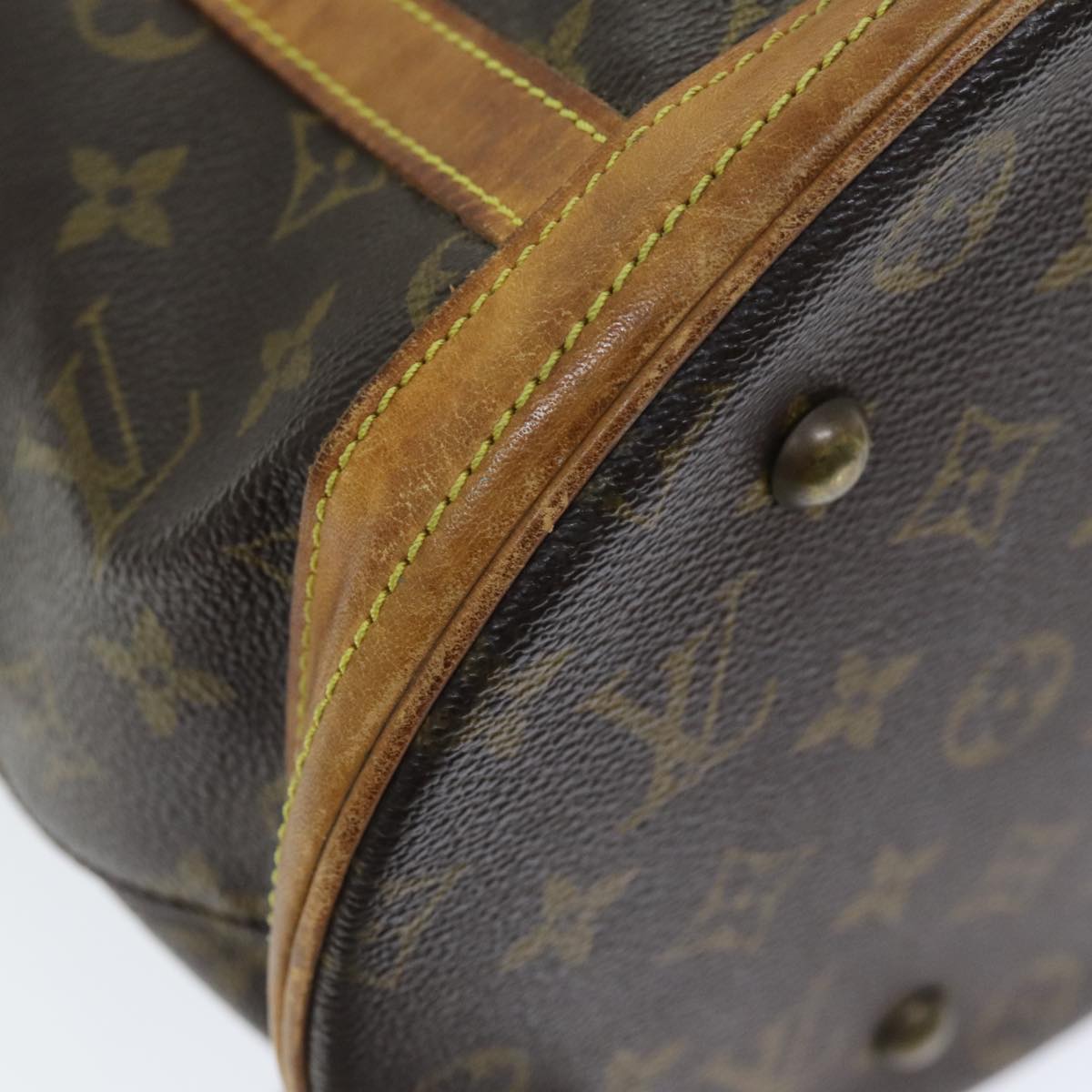 LOUIS VUITTON Monogram Bucket GM Shoulder Bag M42236 LV Auth ar11781B