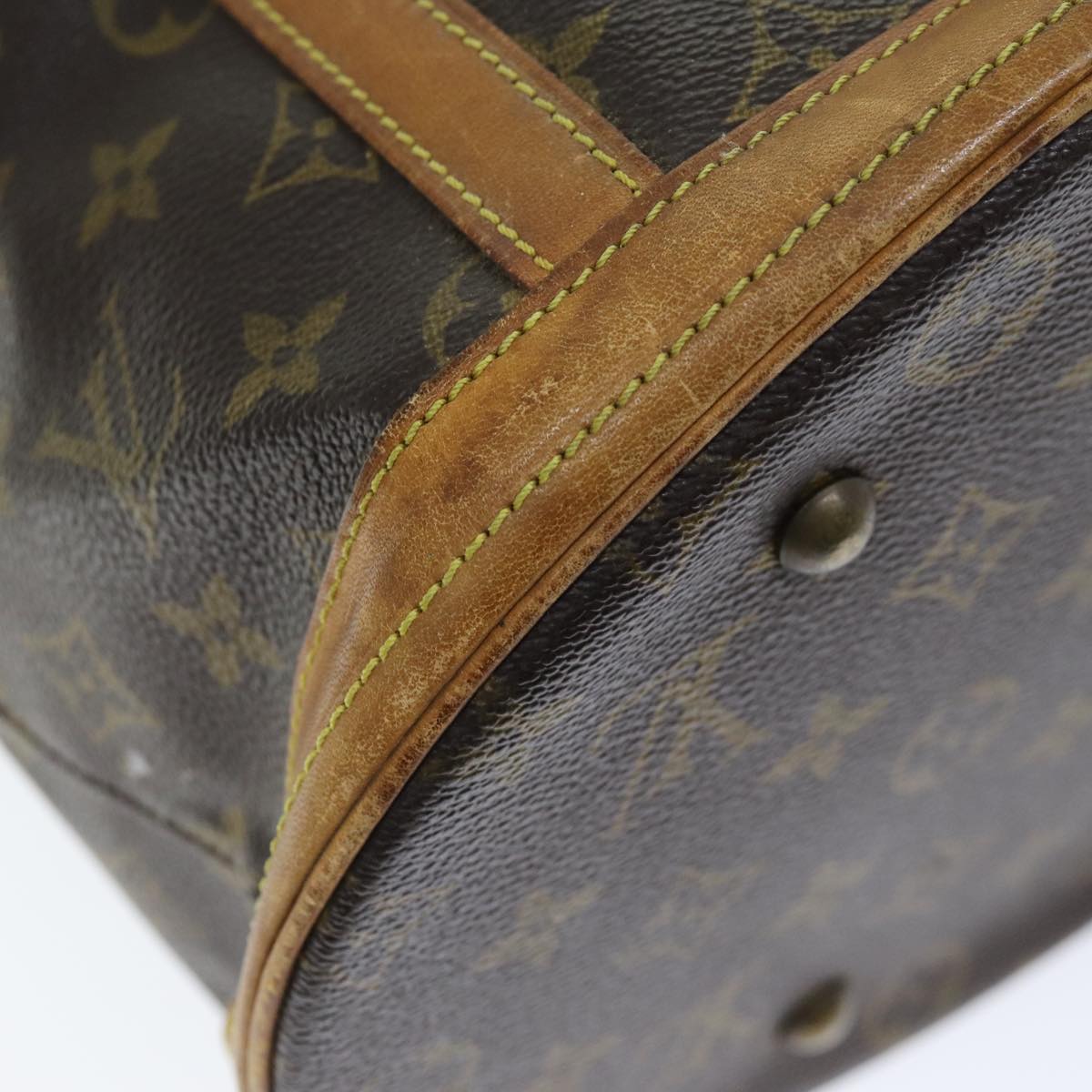 LOUIS VUITTON Monogram Bucket GM Shoulder Bag M42236 LV Auth ar11781B