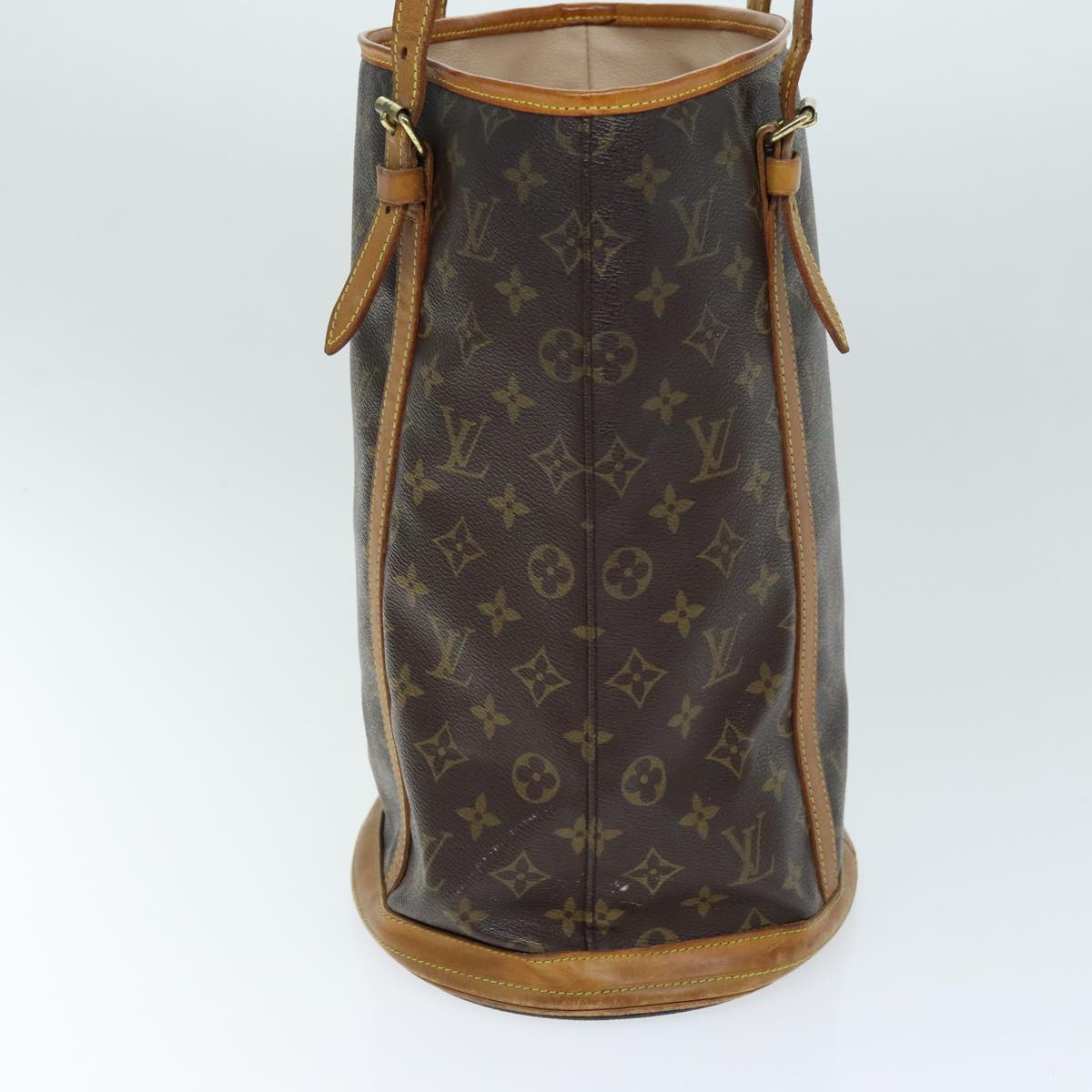 LOUIS VUITTON Monogram Bucket GM Shoulder Bag M42236 LV Auth ar11781B