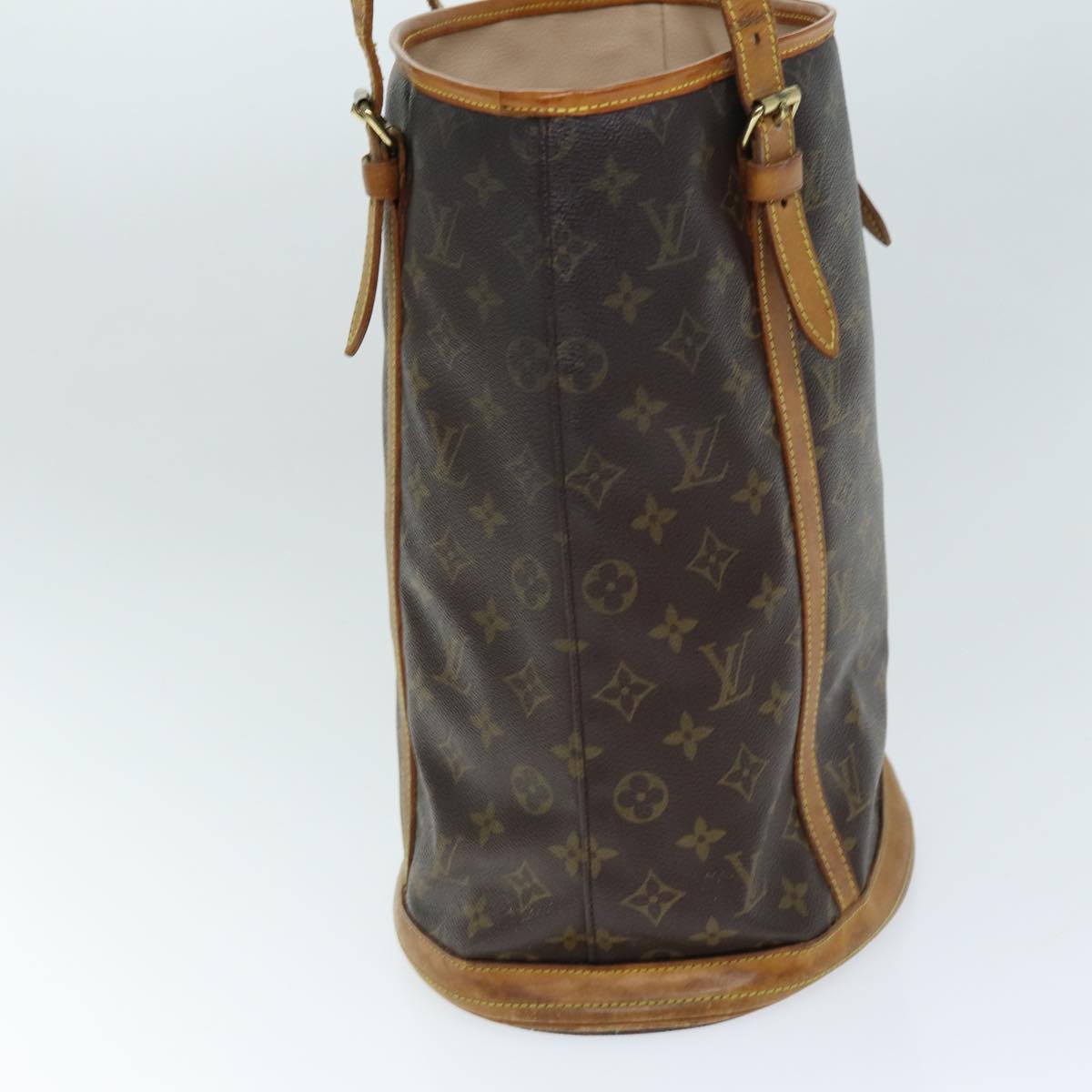 LOUIS VUITTON Monogram Bucket GM Shoulder Bag M42236 LV Auth ar11781B