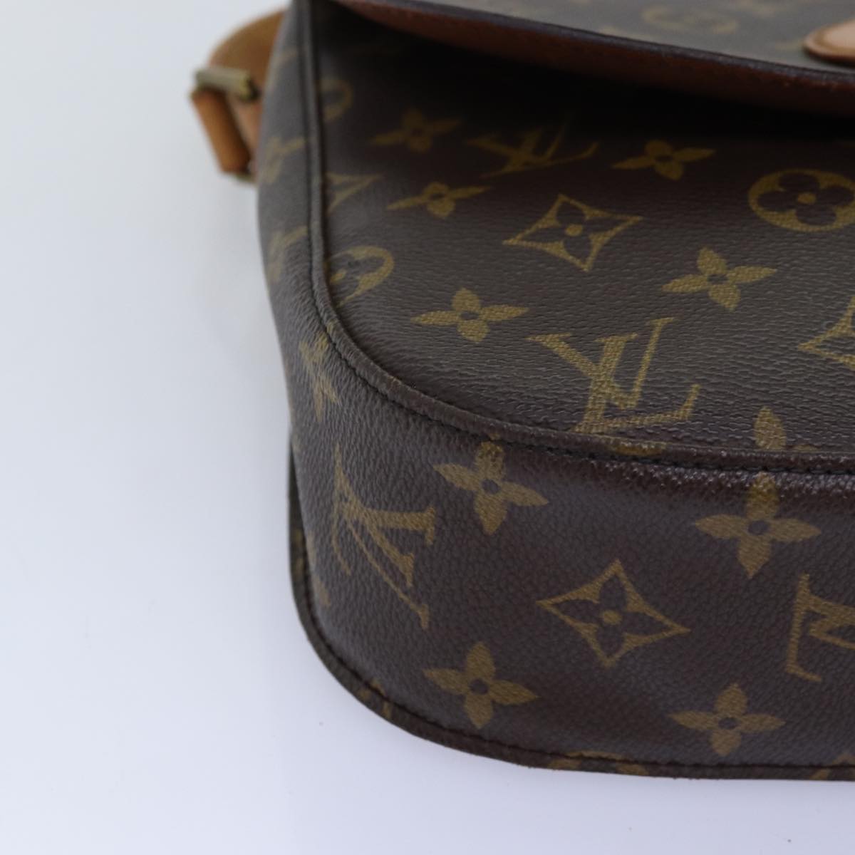 LOUIS VUITTON Monogram Saint Cloud GM Shoulder Bag M51242 LV Auth ar11797B