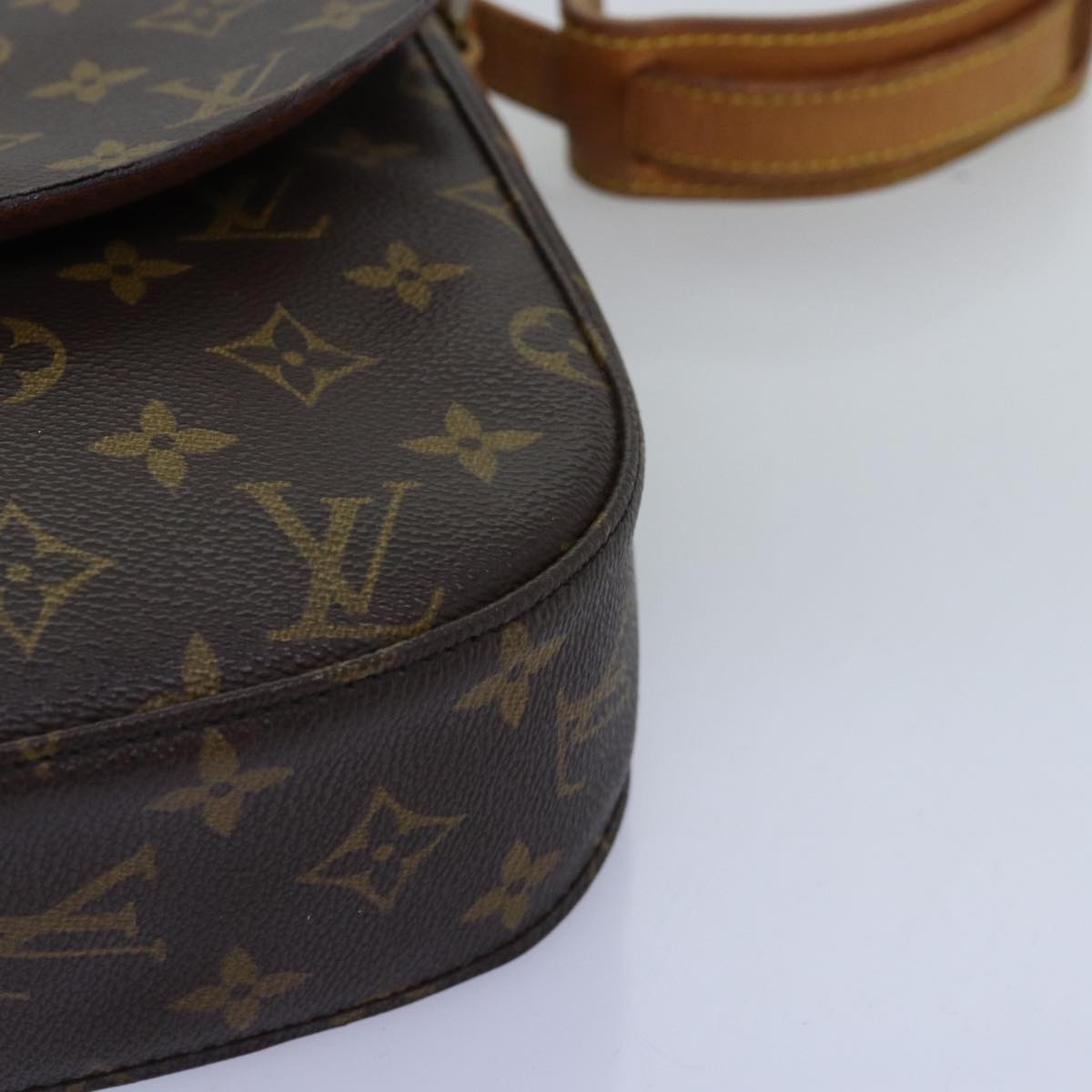 LOUIS VUITTON Monogram Saint Cloud GM Shoulder Bag M51242 LV Auth ar11797B