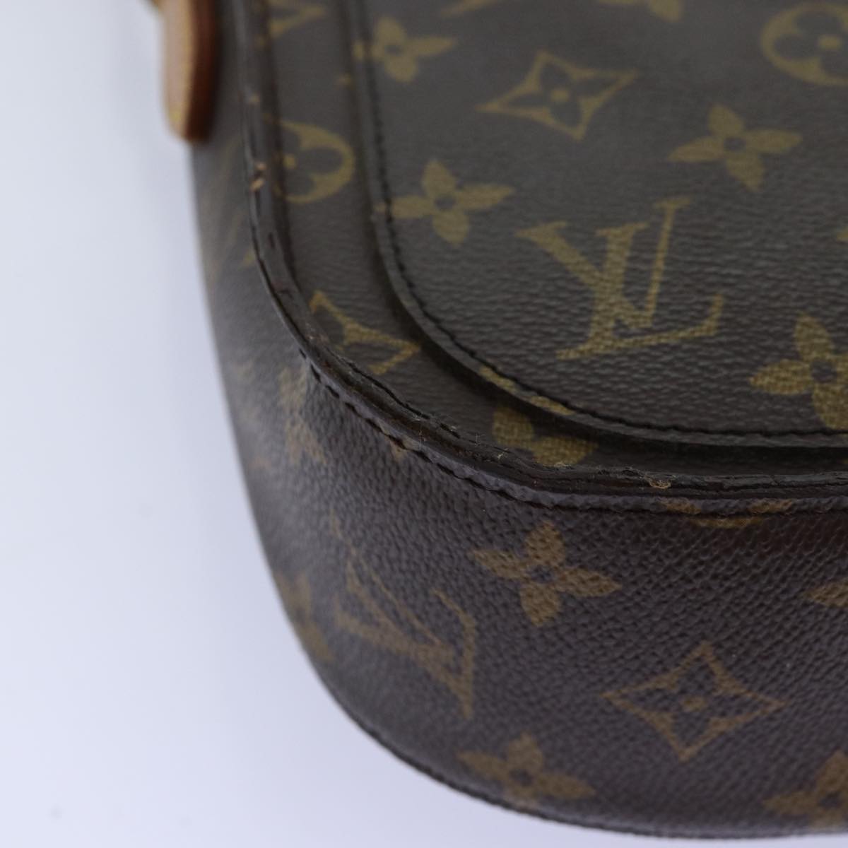 LOUIS VUITTON Monogram Saint Cloud GM Shoulder Bag M51242 LV Auth ar11797B