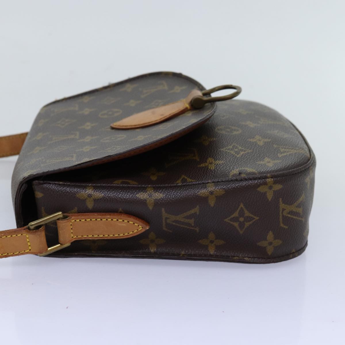 LOUIS VUITTON Monogram Saint Cloud GM Shoulder Bag M51242 LV Auth ar11797B